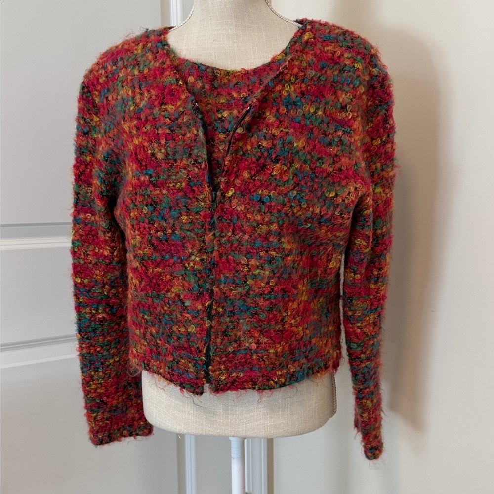 Vintage 2-piece Boucle’ Sweater and Vest